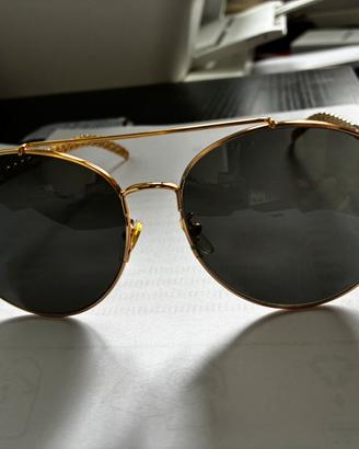 Gucci GG0725S 001 Occhiali da sole donna oro