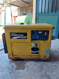 Gruppo elettrogeno diesel Kipor da 5.5 Kva 
