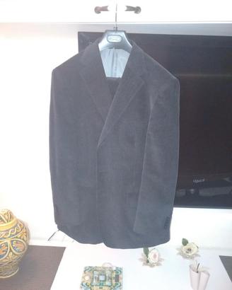 Completo vintage da uomo in velluto a coste.