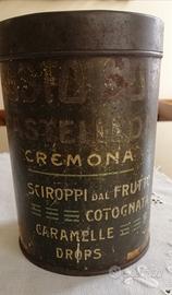 barattolo latta vintage Sorini