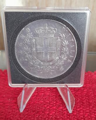 5 lire 1874 al miglior offerente 
