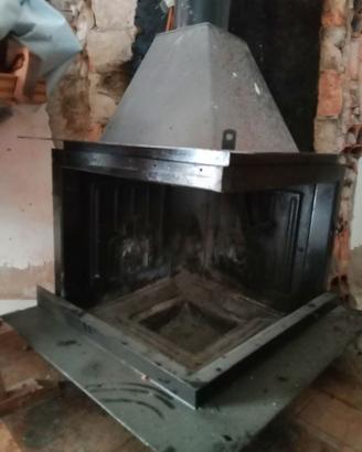 Camino in ghisa più tubi coibentati