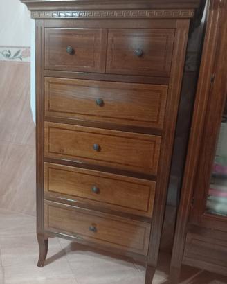 Set bagno cassettiera più colonna doppia 