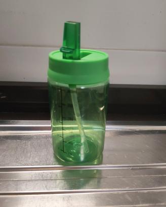 borraccia Svezzamento  verde con beccuccio 300ml