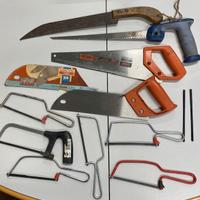 Attrezzi taglio manuale seghe e seghetti 10 pz