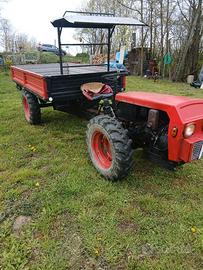 motoagricola PGS con motore lobardini  servosterzo