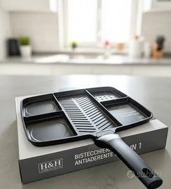 Bistecchiera H&H Cooking Style 5 in 1 Antiaderente