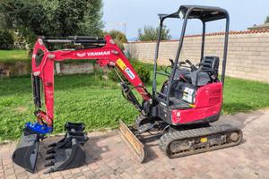MINIESCAVATORE USATO YANMAR VIO17 SOLO 1000 ORE !!