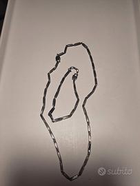 Collana + bracciale Morellato acciaio
