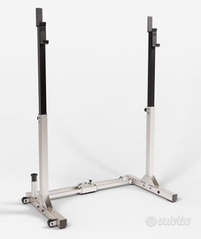Rack bodybuilding pieghevole ultracompatta 120Kg