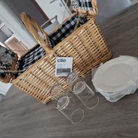 Cesto pic-nic - Cilio Lugano