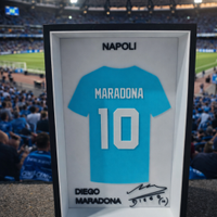 Cornice Maglia Maradona Napoli 10