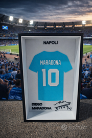 Cornice Maglia Maradona Napoli 10
