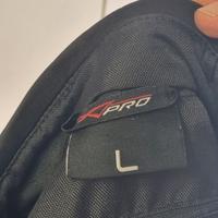 giubbotto in tessuto con protezioni 