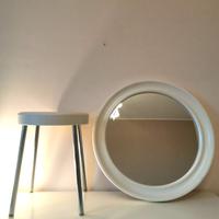 Specchio e Sgabello vintage Carrara & Matta