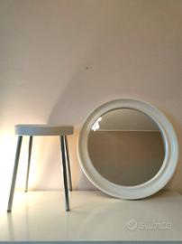 Specchio e Sgabello vintage Carrara & Matta