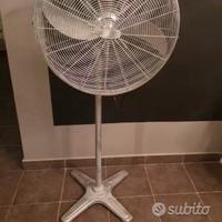 Ventilatore design argento