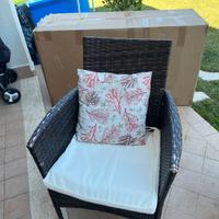 Set divano poltrone da giardino