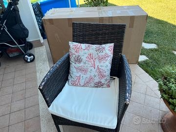 Set divano poltrone da giardino