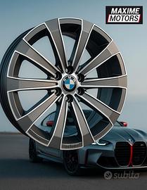 Cerchi in lega MOMO EUROPE neri diamantati da 17 p