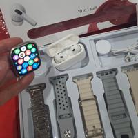orologio smartwatch  +cuffie bluetooth + cinturini