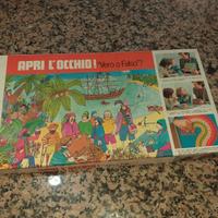 Apri l'occhio Vero o falso? Gioco tavola