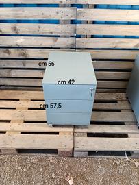 Cassettiera ufficio a 3 cassetti 