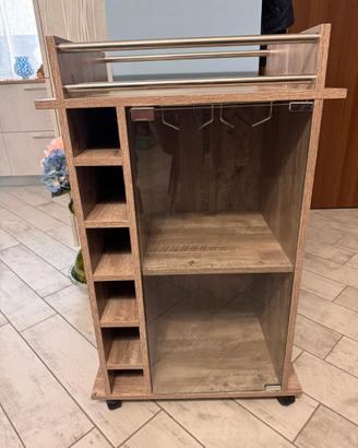 Mobile Bar Cantinetta Bottiglie Vino Liquori Calic