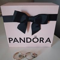 PANDORA Portachiavi + charm cuore