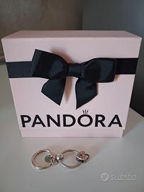 PANDORA Portachiavi + charm cuore