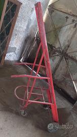 Carrello porta cassette a 3 ruote