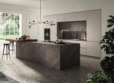 CUCINA L. 525cm + ISOLA L. 240cm Come da Disegno