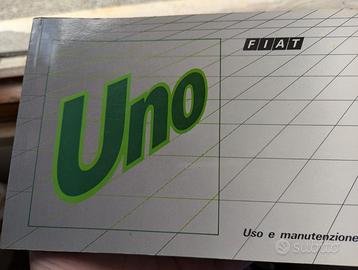 libretto uso e manutenzione Fiat Uno