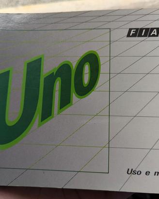 libretto uso e manutenzione Fiat Uno