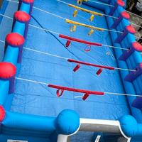 Calcio balilla umano gonfiabile bigliardino