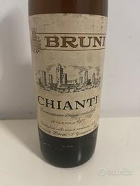 Vino da collezione1977CHIANTI BRUNI VENDEMMIA 1977