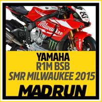 Kit Adesivi Yamaha R1 - Team Milwaukee 2015