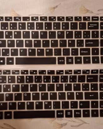 Cover tastiera notebook 15.6" QWERTZ - 2 pezzi