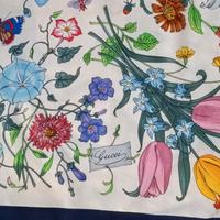 foulard vintage Gucci Flora 
