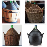 Pintoni, damigiane, scolabottiglie, cestelli, ecc