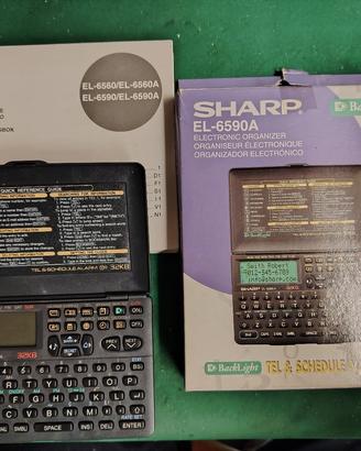 Sharp EL-6590A Organizer Elettronico Vintage