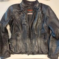 Giubbotto moto pelle donna