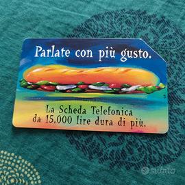 Scheda telefonica rara