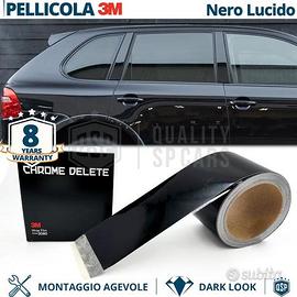 Pellicola Nero Lucido 3M Wrapping Copri Cromature