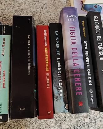 libri vari (principalmente thriller e gialli)