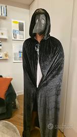 Carnevale Mantello con Cappuccio Maschera Becchino