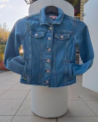 Giacca leggera in jeans bambina 9-10 anni