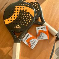Coppia Racchette Padel nuove con cartellino