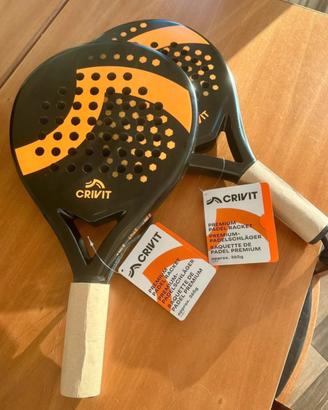 Coppia Racchette Padel nuove con cartellino