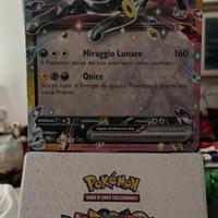 Carta pokémon cartonato evoluzioni prismatiche
